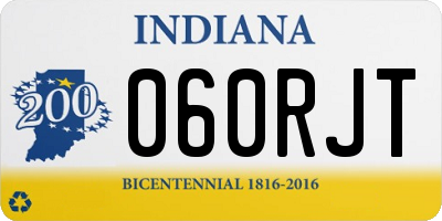 IN license plate 060RJT