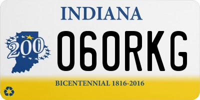 IN license plate 060RKG