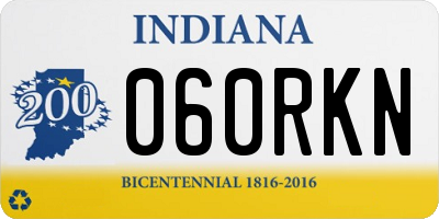 IN license plate 060RKN