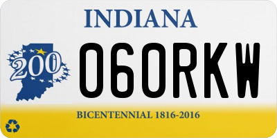 IN license plate 060RKW