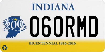 IN license plate 060RMD