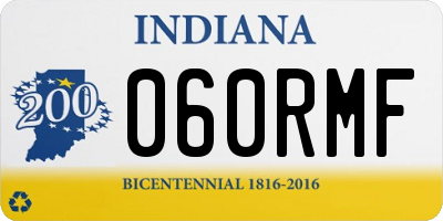 IN license plate 060RMF