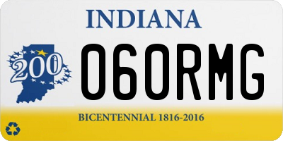 IN license plate 060RMG