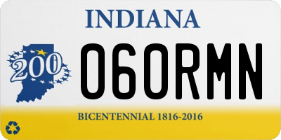 IN license plate 060RMN