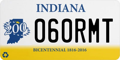 IN license plate 060RMT
