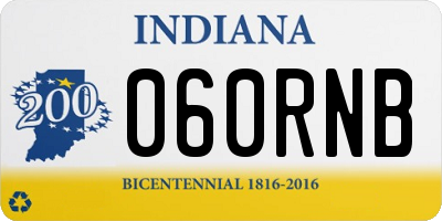 IN license plate 060RNB