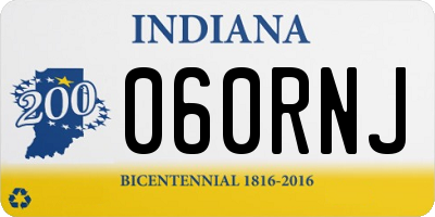 IN license plate 060RNJ