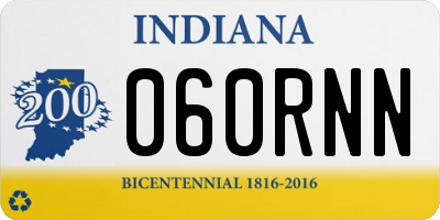 IN license plate 060RNN