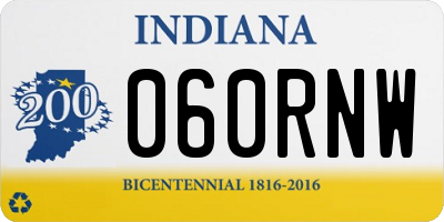 IN license plate 060RNW