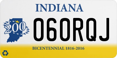 IN license plate 060RQJ