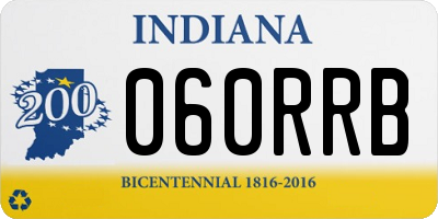 IN license plate 060RRB