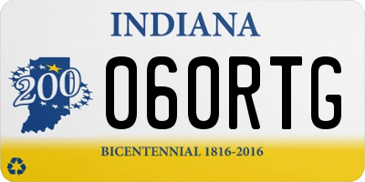 IN license plate 060RTG