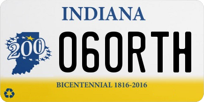 IN license plate 060RTH