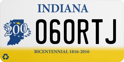 IN license plate 060RTJ