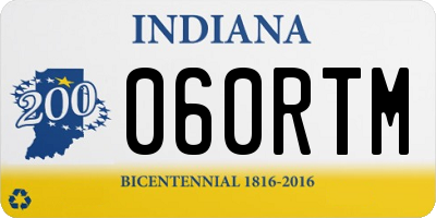 IN license plate 060RTM