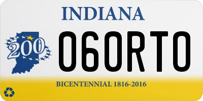 IN license plate 060RTO