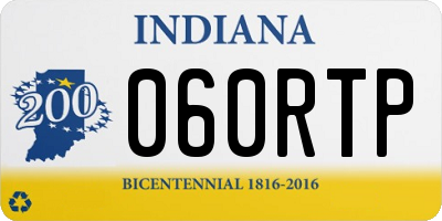 IN license plate 060RTP