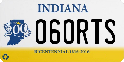 IN license plate 060RTS