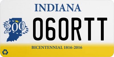 IN license plate 060RTT