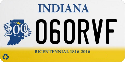 IN license plate 060RVF