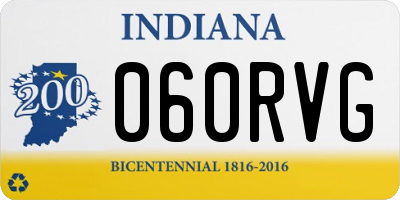 IN license plate 060RVG