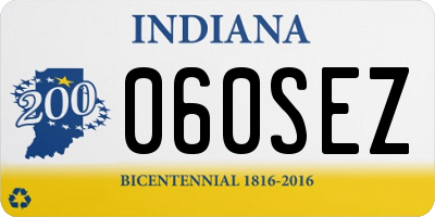 IN license plate 060SEZ