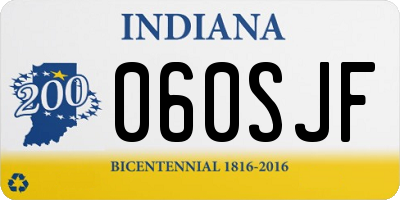 IN license plate 060SJF