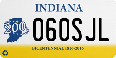 IN license plate 060SJL