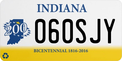 IN license plate 060SJY
