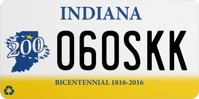 IN license plate 060SKK