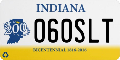 IN license plate 060SLT