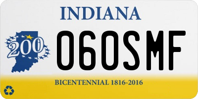 IN license plate 060SMF