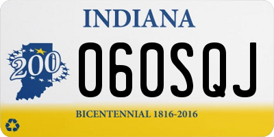 IN license plate 060SQJ