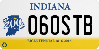 IN license plate 060STB
