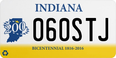 IN license plate 060STJ