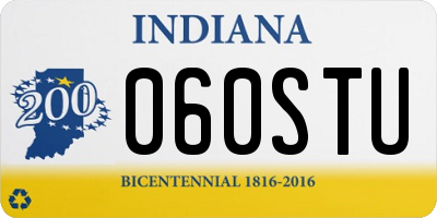 IN license plate 060STU