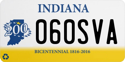 IN license plate 060SVA