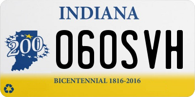 IN license plate 060SVH