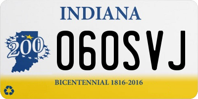 IN license plate 060SVJ
