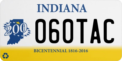 IN license plate 060TAC