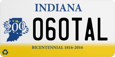 IN license plate 060TAL