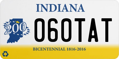IN license plate 060TAT
