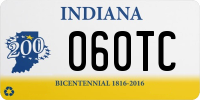 IN license plate 060TC