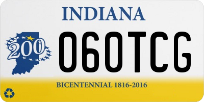 IN license plate 060TCG