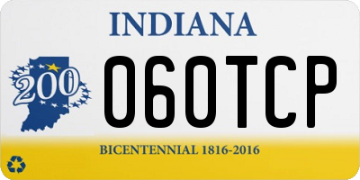 IN license plate 060TCP