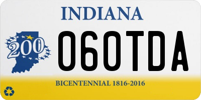 IN license plate 060TDA