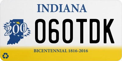 IN license plate 060TDK