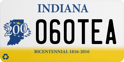 IN license plate 060TEA