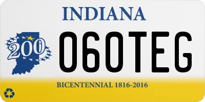 IN license plate 060TEG