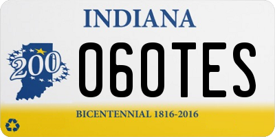 IN license plate 060TES